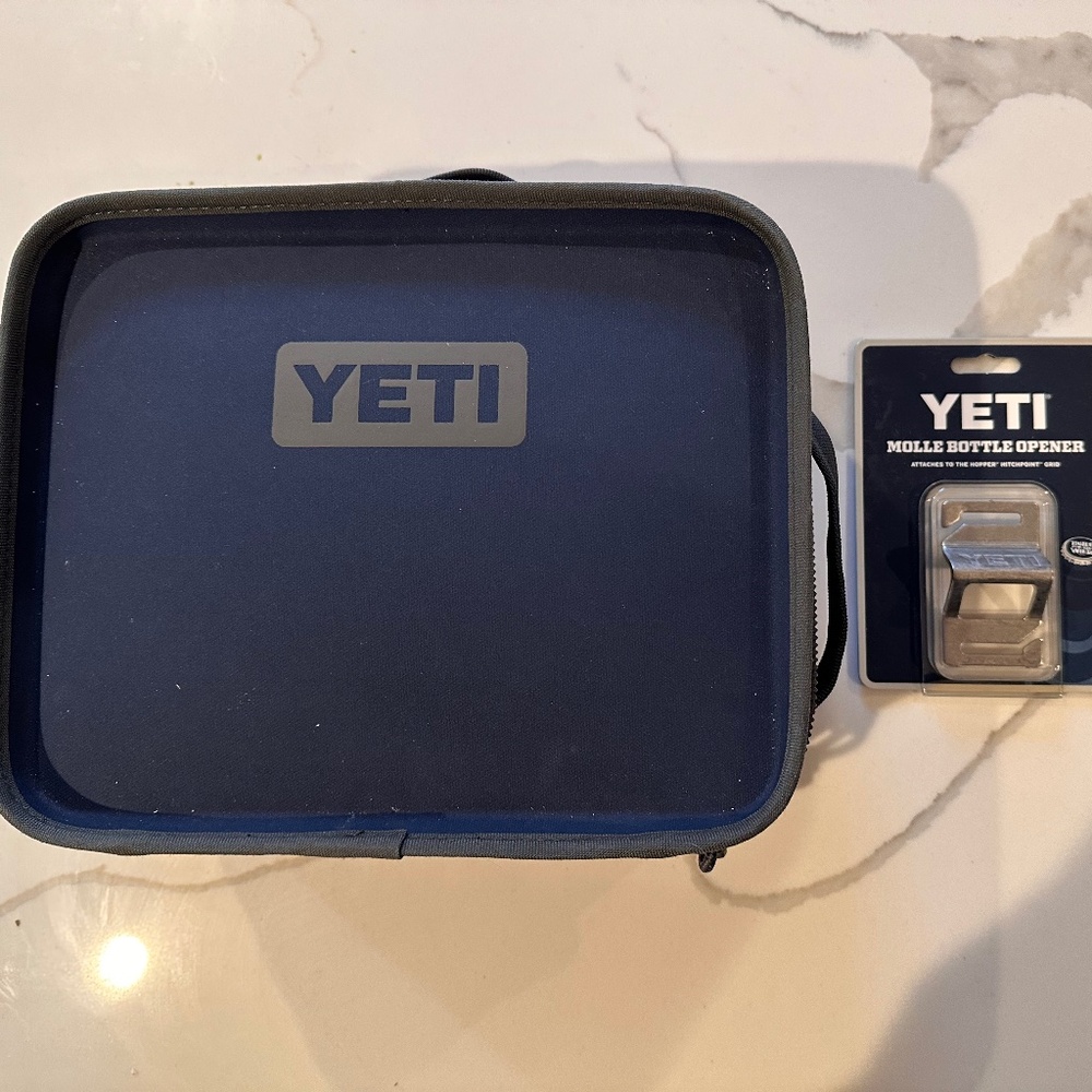 Yeti lunch box & bottle opener